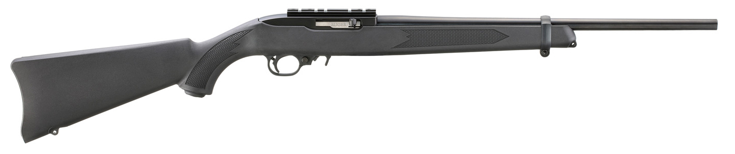 RUG 10/22 22LR BLK SYN 18.5